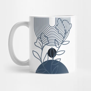 Diseño boho en tonos azules Mug